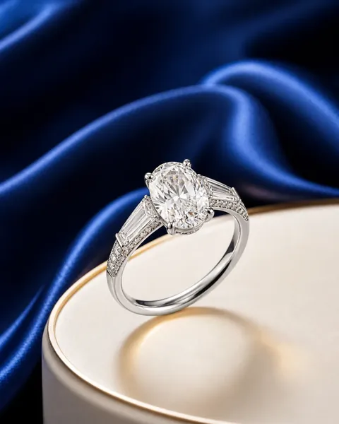 Aarohi Oval Solitaire — AI-assisted design concept