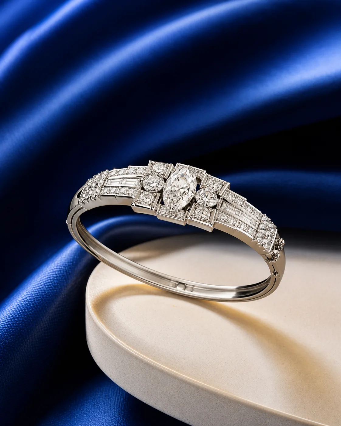 Noor Marquise Diamond Bangle