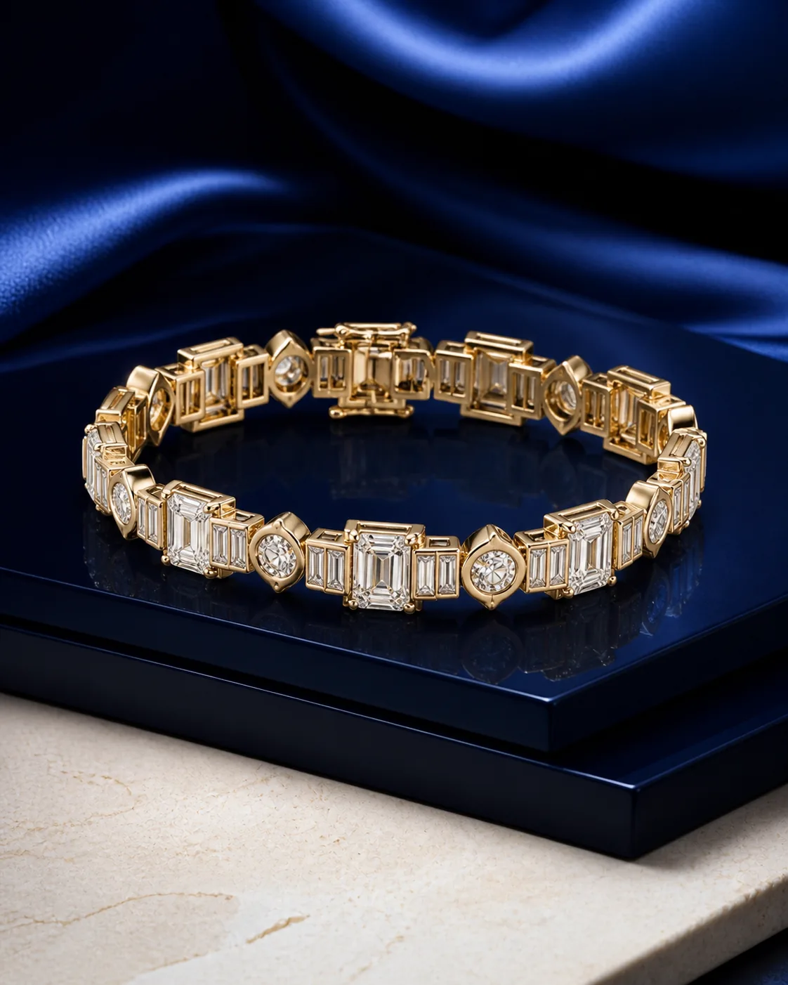 Noor Emerald Line Bracelet