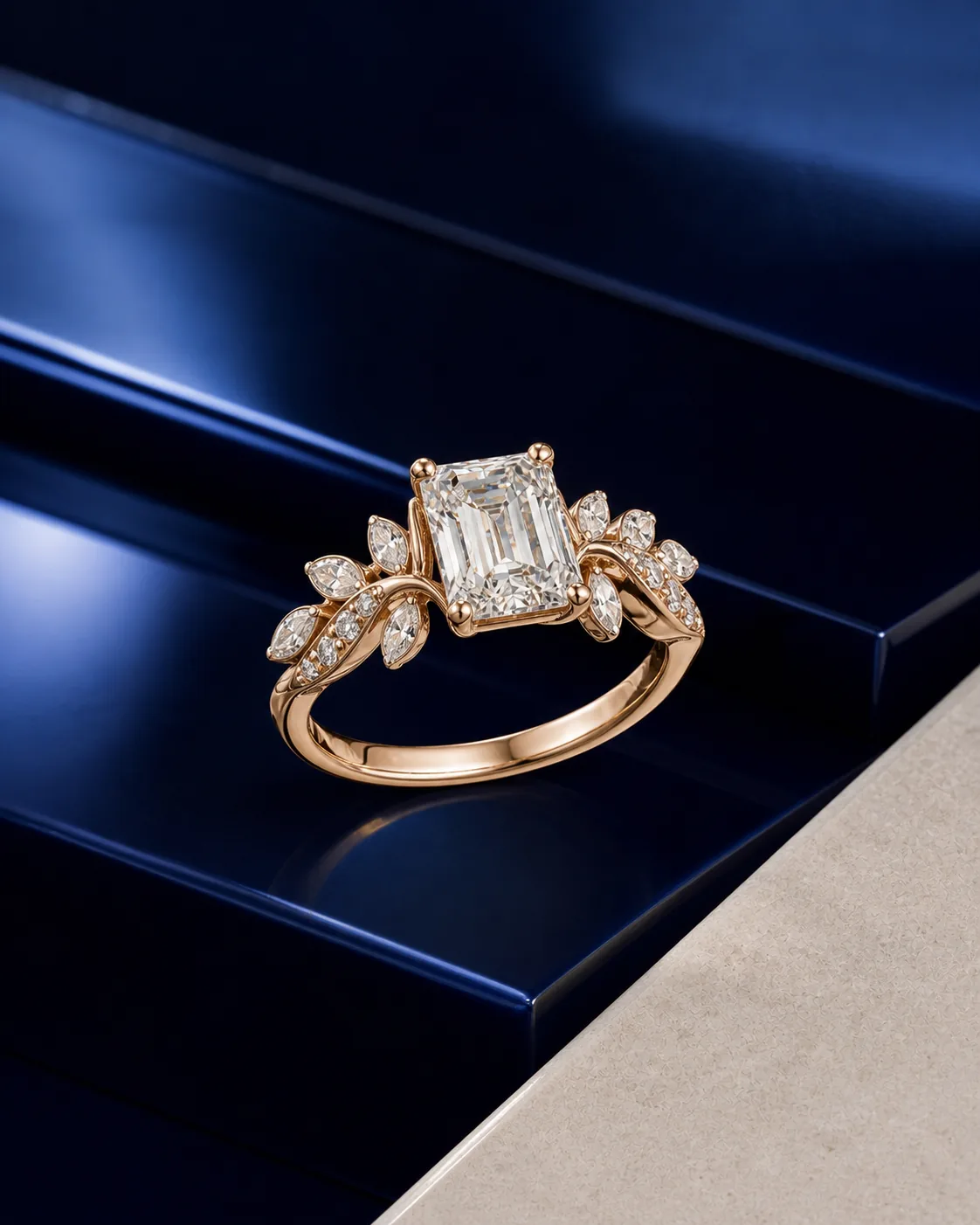 Meher Emerald Solitaire