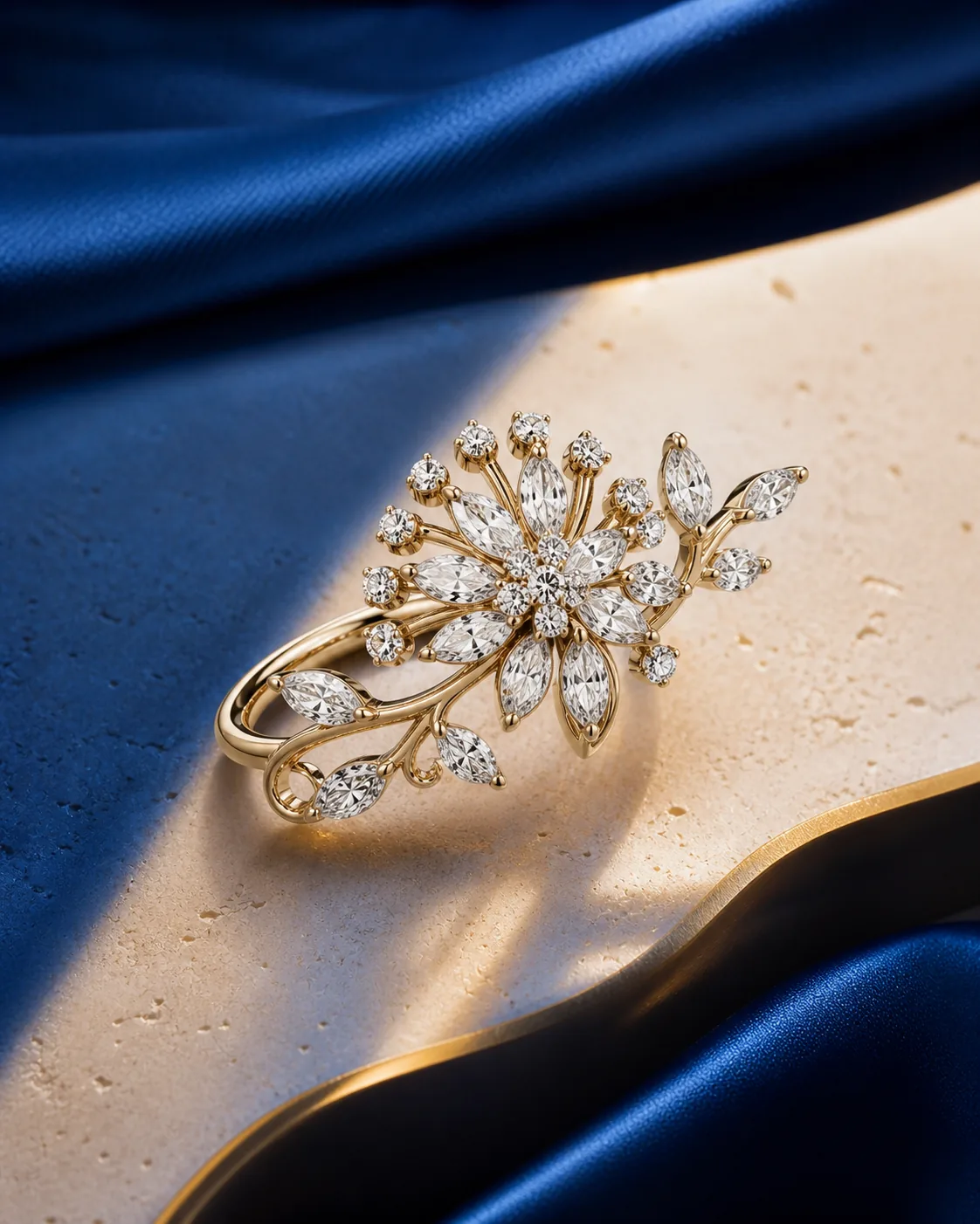Meher Diamond Bloom Ring