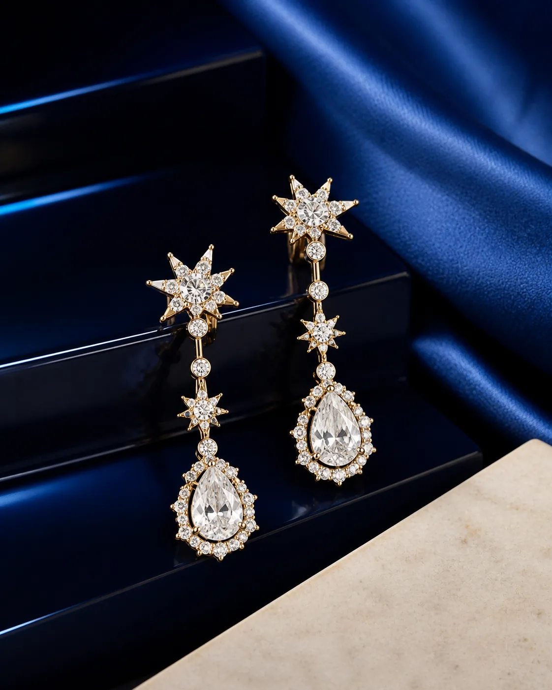Luna Pear Drop Earrings