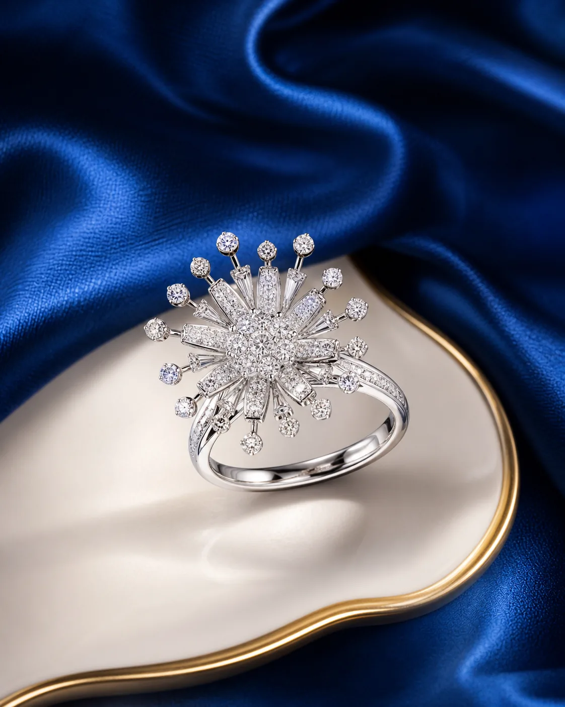 Luna Diamond Bloom Ring