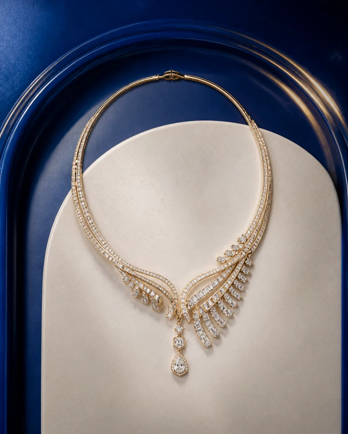 Saanjh Pear Bridal Necklace