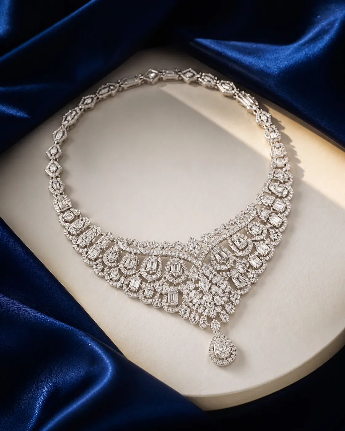 Iyla Pear Bridal Necklace