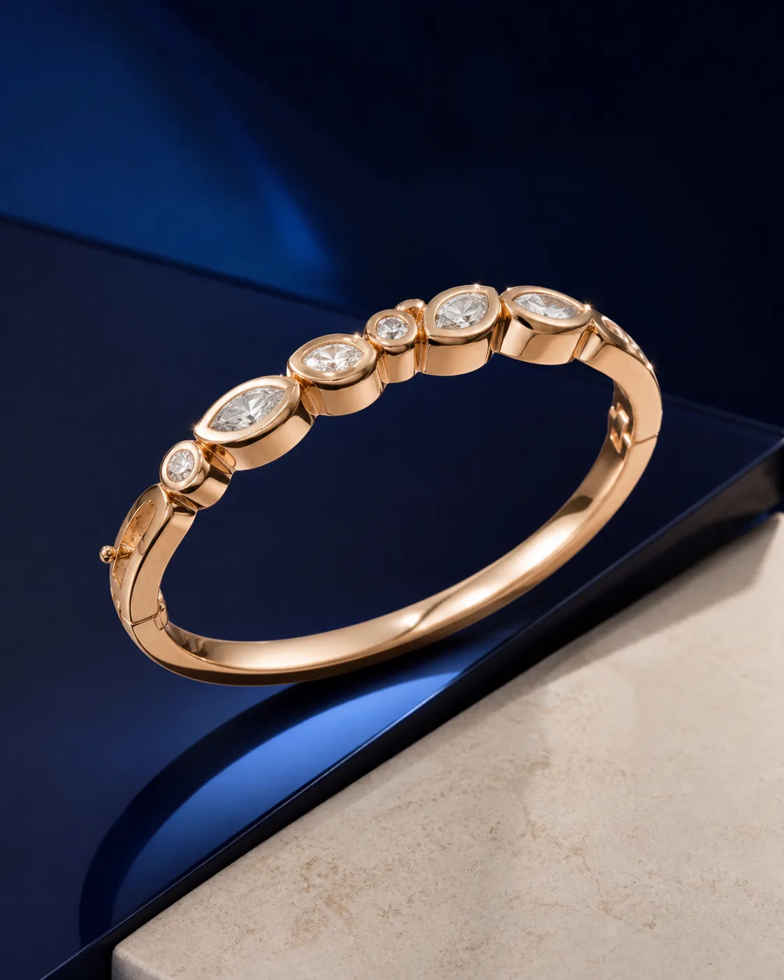 Zoya Marquise Diamond Bangle