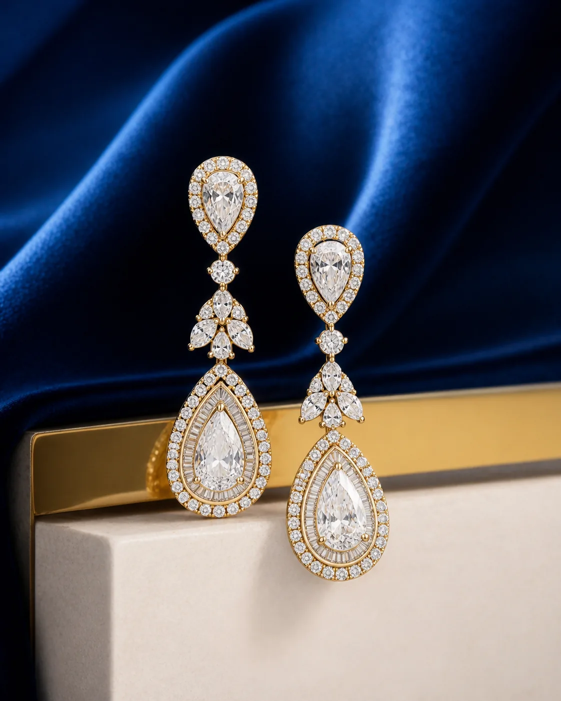 Celeste Pear Drop Earrings
