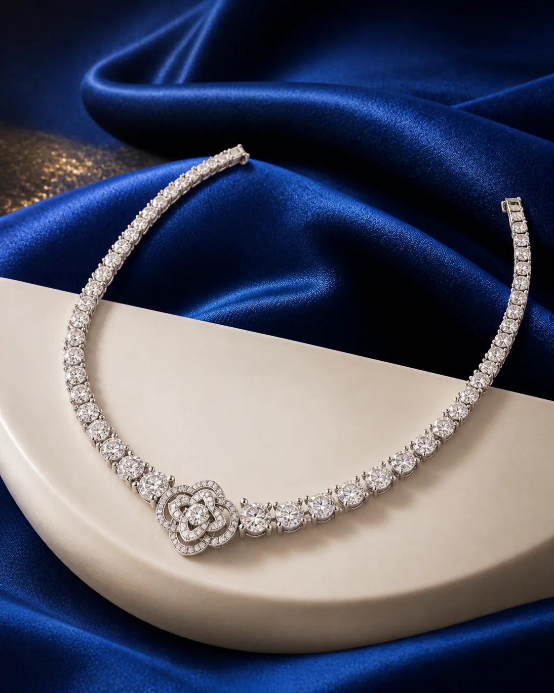 Celeste Tennis Necklace