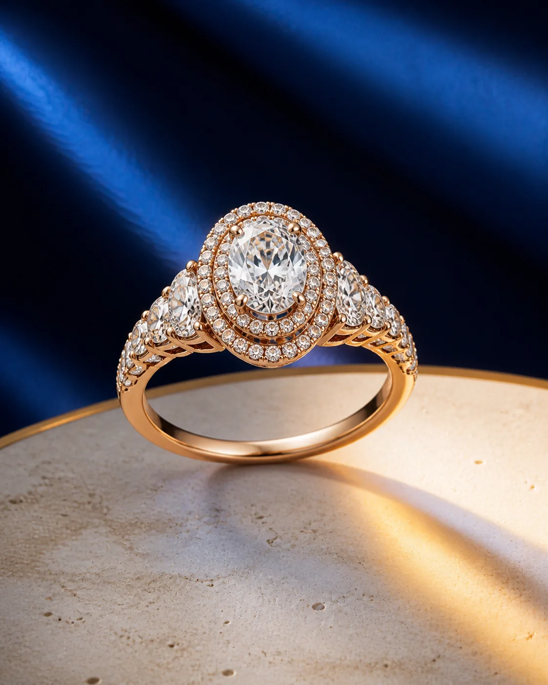 Celeste Oval Solitaire