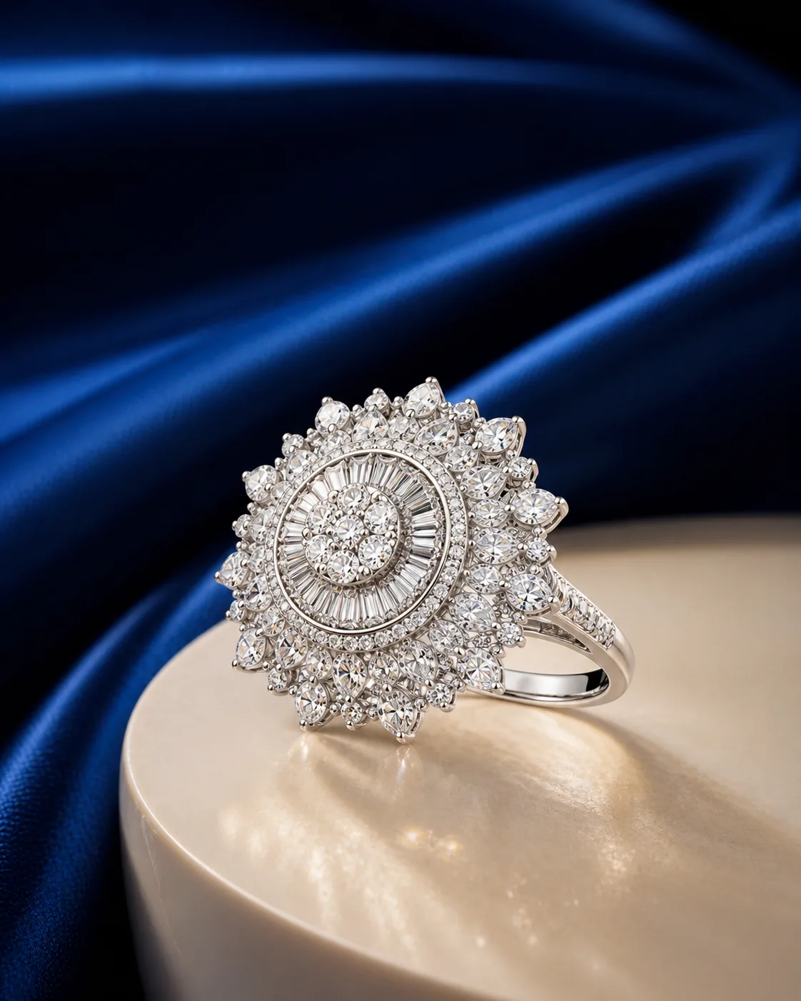 Celeste Diamond Bloom Ring