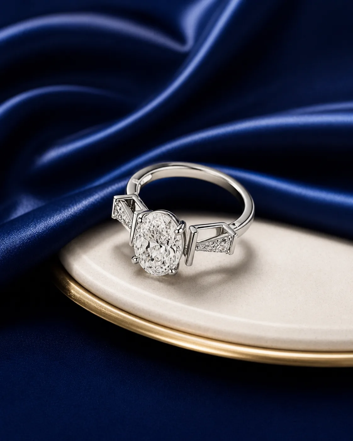 Vanya Oval Solitaire