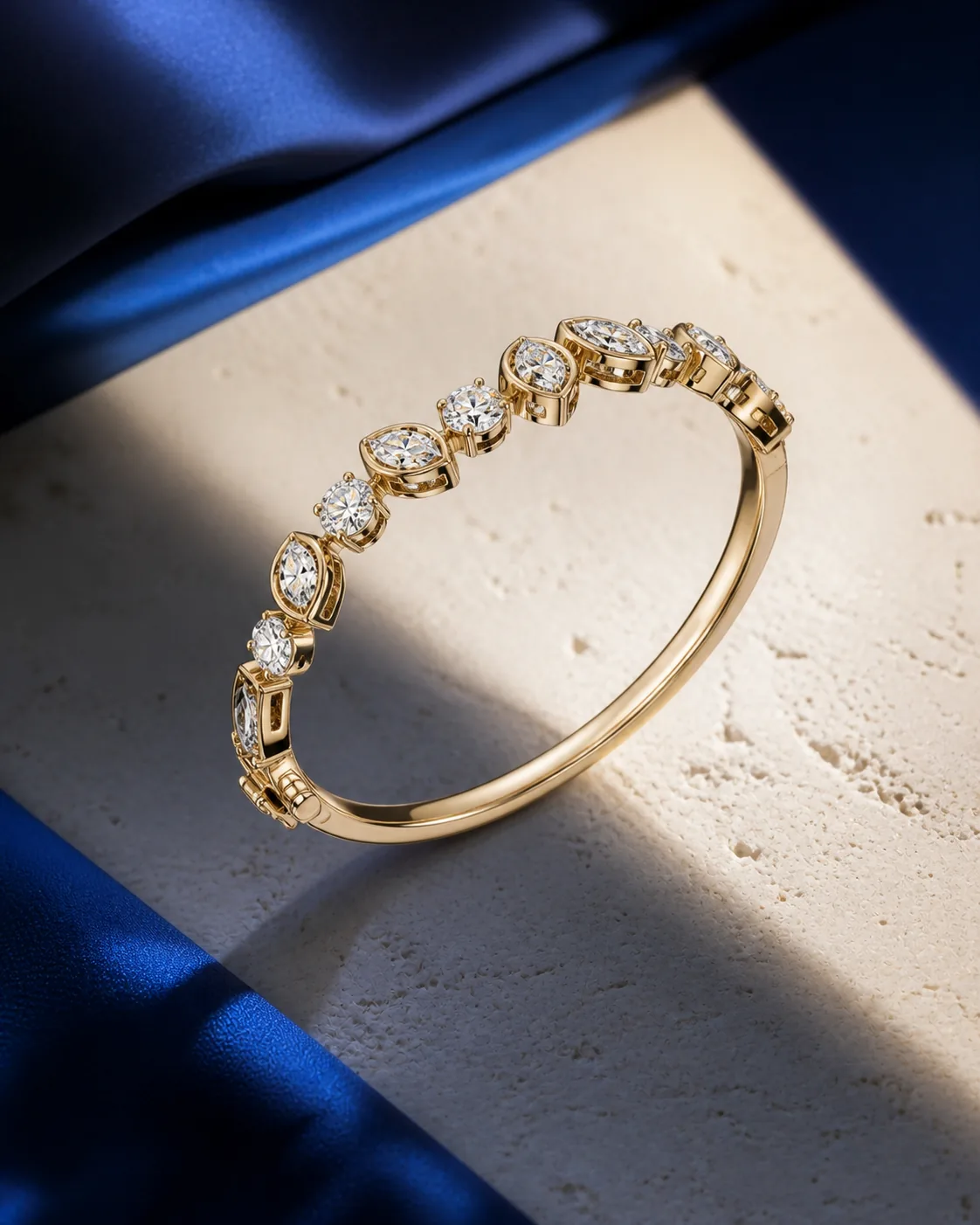 Vanya Marquise Diamond Bangle