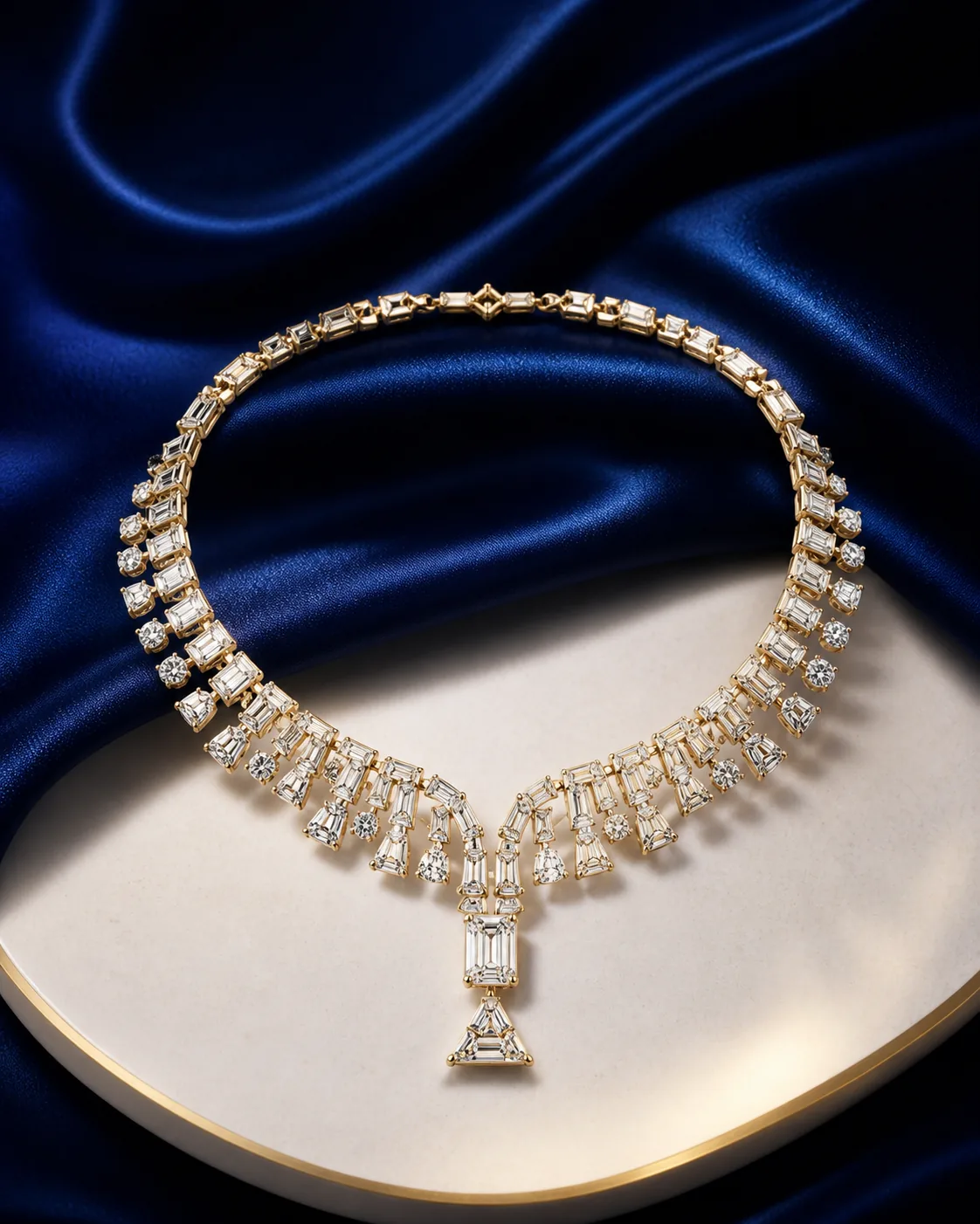 Vanya Pear Bridal Necklace
