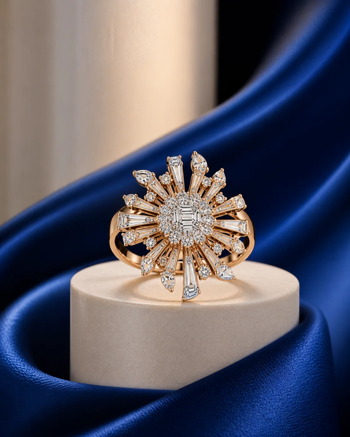 Vanya Diamond Bloom Ring