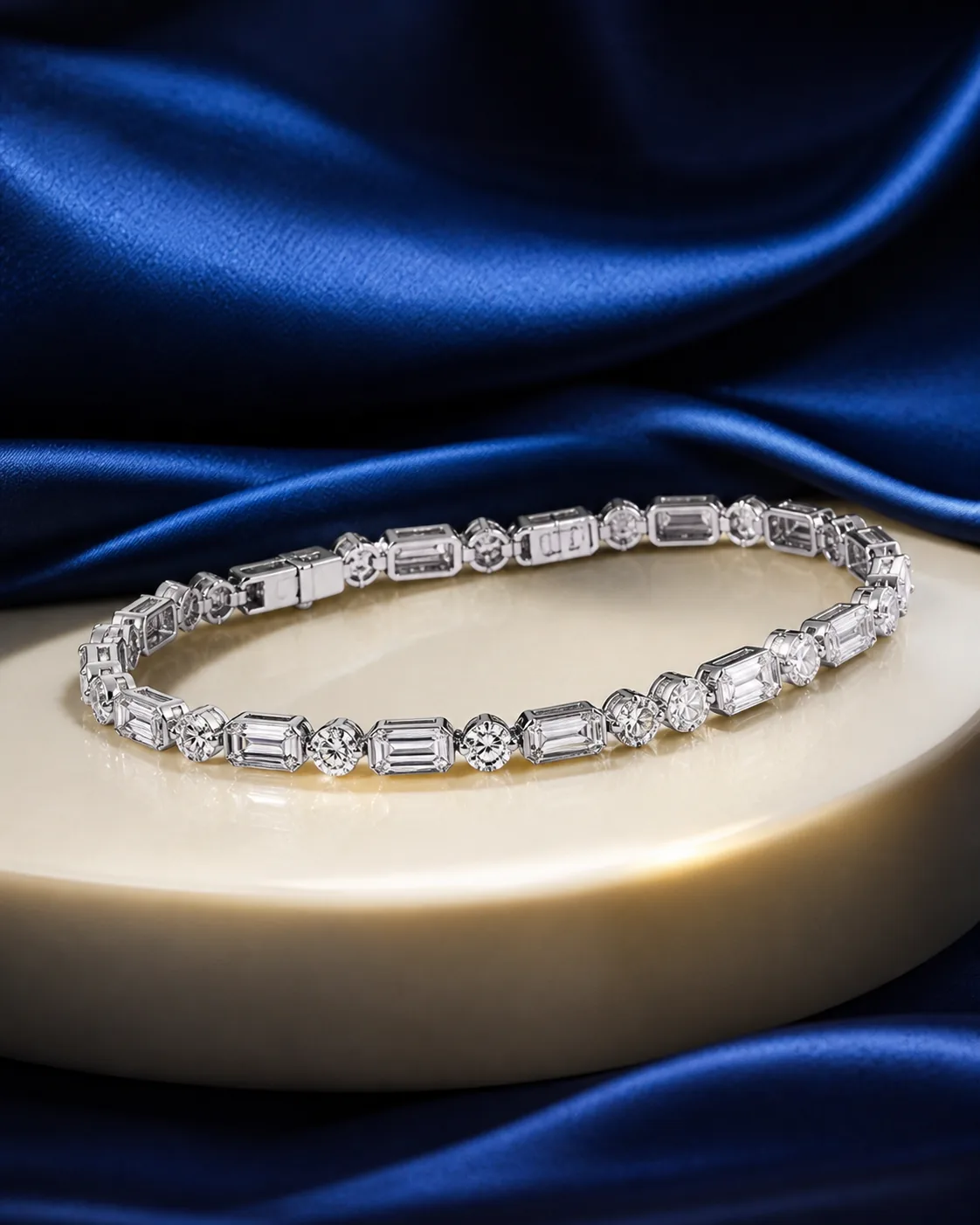 Vanya Emerald Line Bracelet
